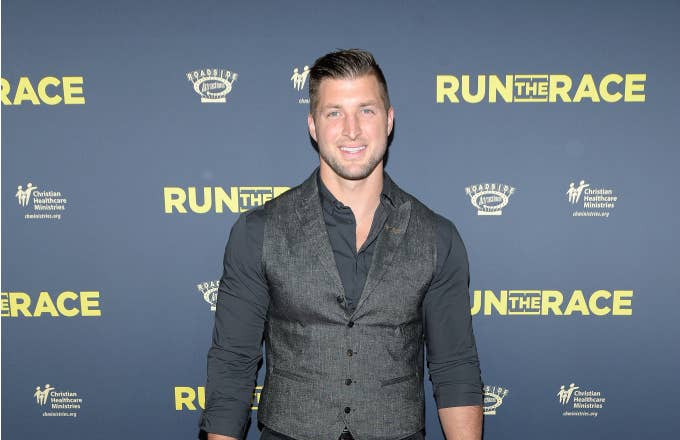 Tim Tebow attends the premiere of Roadside Attractions&#x27; &#x27;Run The Race&#x27;