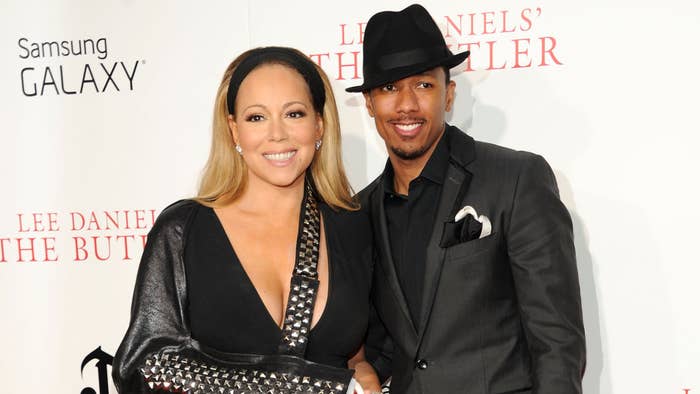 Mariah Carey and Nick Cannon in 2013 "The Butler" New York premiere