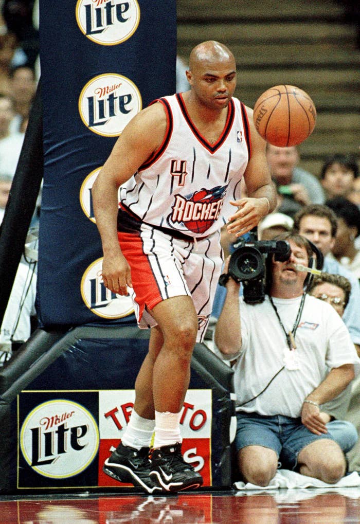 Charles Barkley Wearing the Nike Air Valor Force