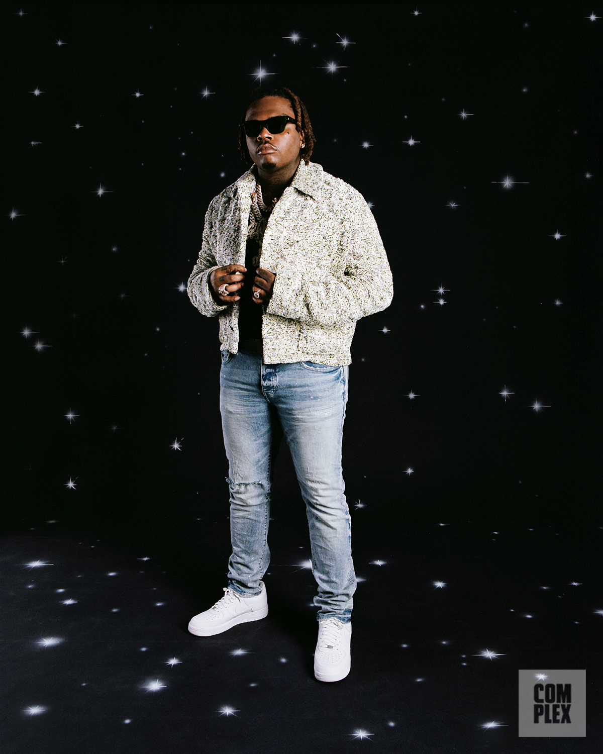 Gunna poses for his Complex shoot