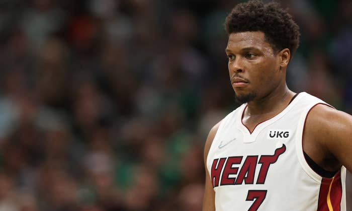 Kyle Lowry of the Miami Heat in the 2022 NBA Playoffs