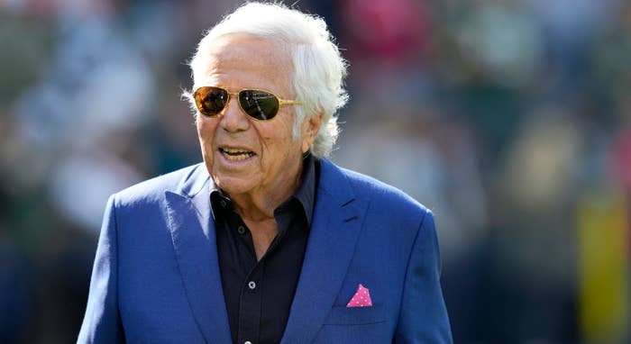 Patriots owner Robert Kraft