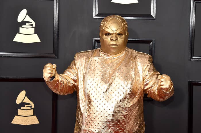 CeeLo Green Gold Suit Grammys
