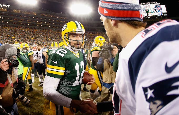 Aaron Rodgers, Tom Brady