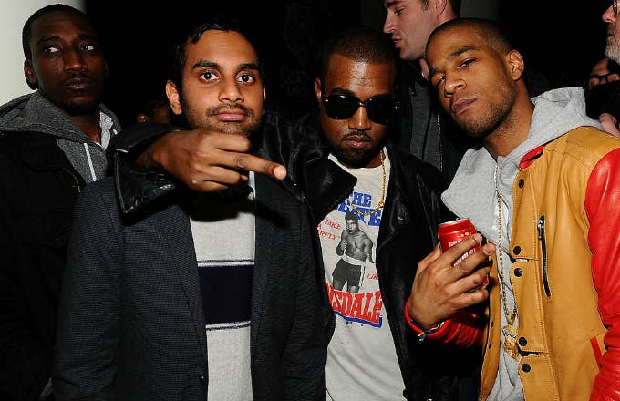 Kanye West and Aziz Ansari