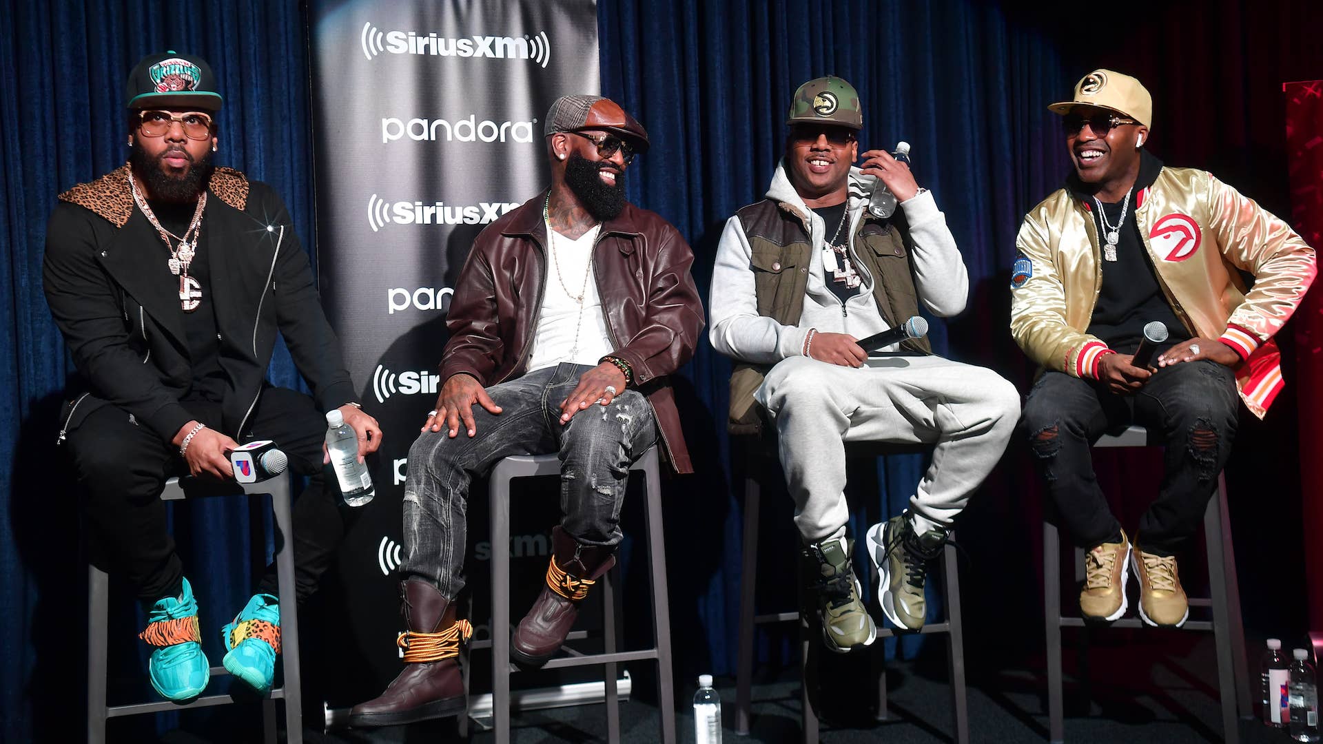 Jagged Edge attend Sirius XM + Pandora Playback.