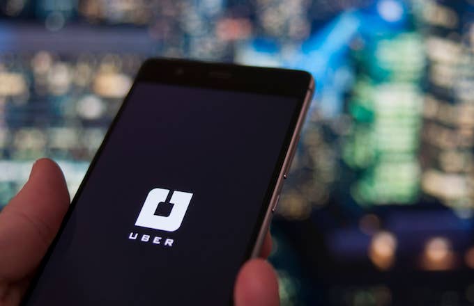 The Uber ride sharing app.