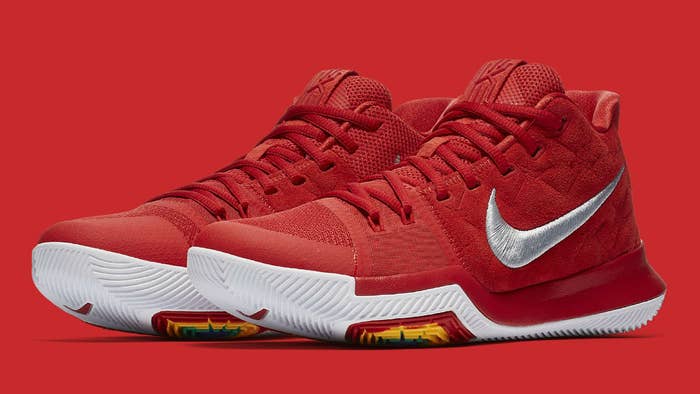 The 'University Red' Nike 3 in October |