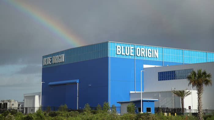 Jeff Bezos&#x27; Blue Origin Aerospace Manufacturer building.