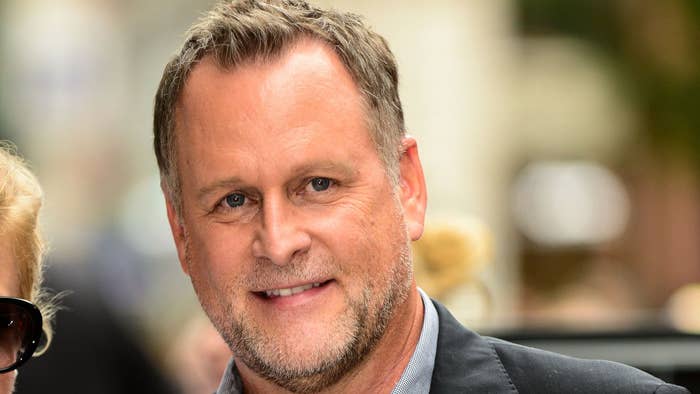 Actor Dave Coulier leaves the &quot;AOL Build&quot; taping at the AOL Studios