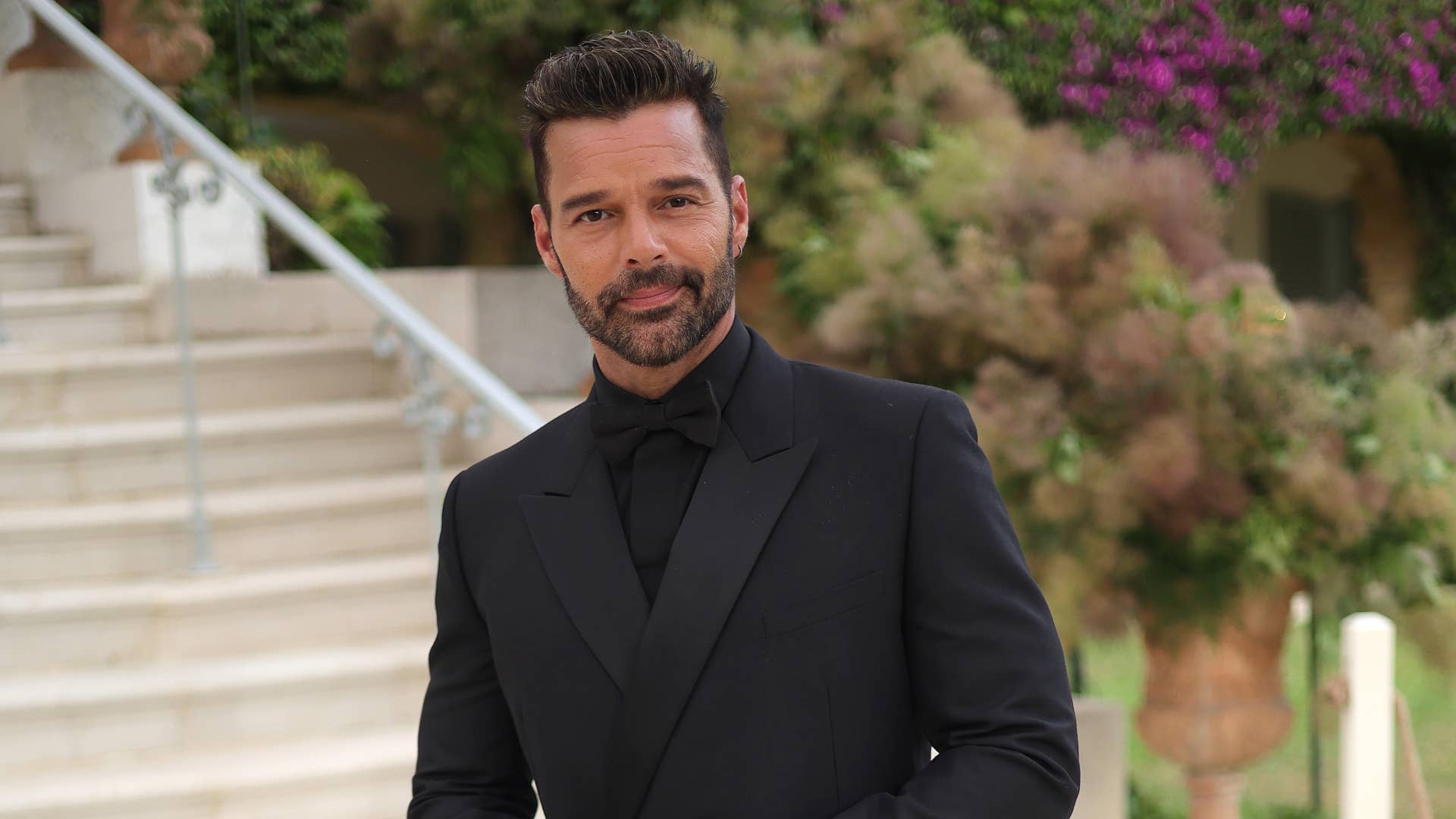 Ricky Martin is seen having his photo taken at an event