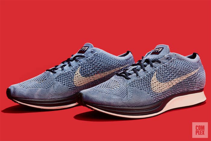 Nike Flyknit Racer Indigo 1