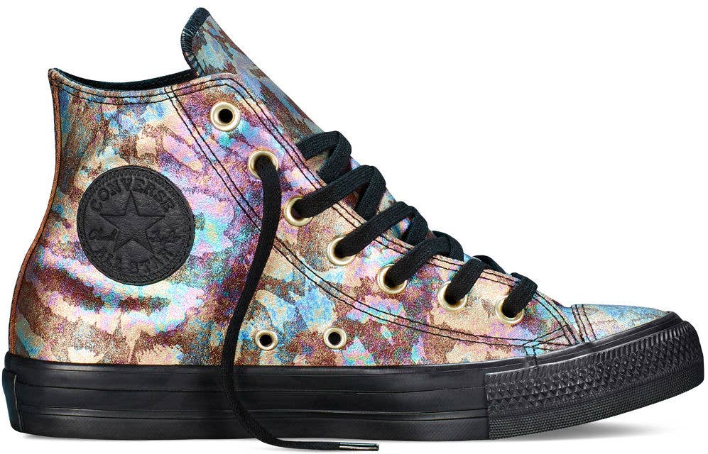 Converse Chuck Taylor All Star Iridescent Leather Black