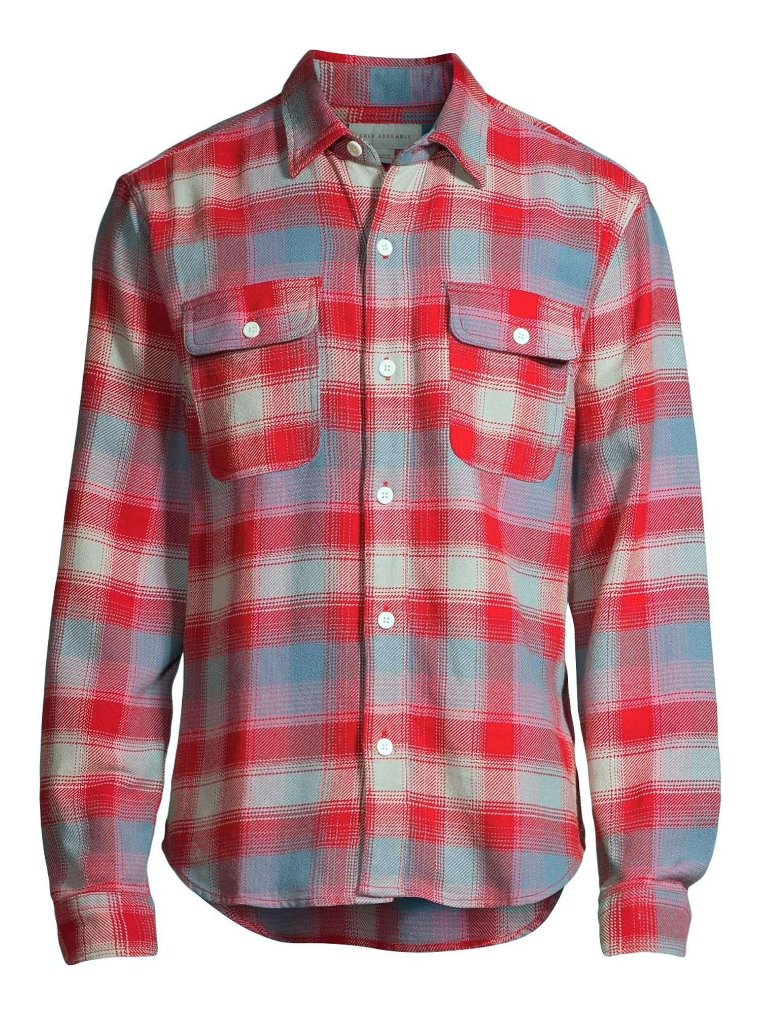 Free Assembly Two Pocket Flannel