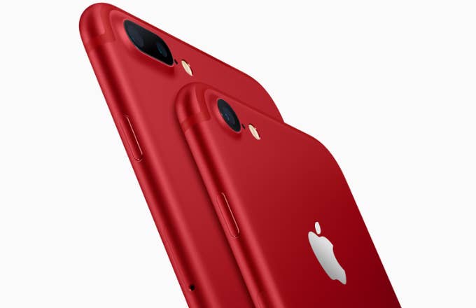 Apple&#x27;s red iPhone