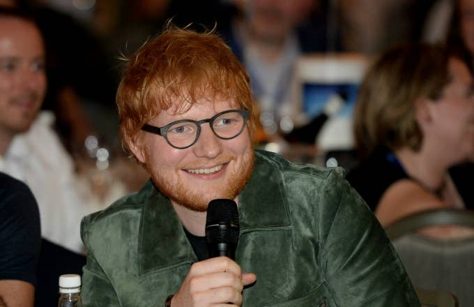Ed Sheeran during the Nordoff Robbins O2 Silver Clef Awards 2019