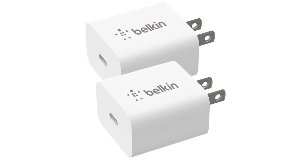 Belkin USB-C Wall Charger 20W (2-Pack)