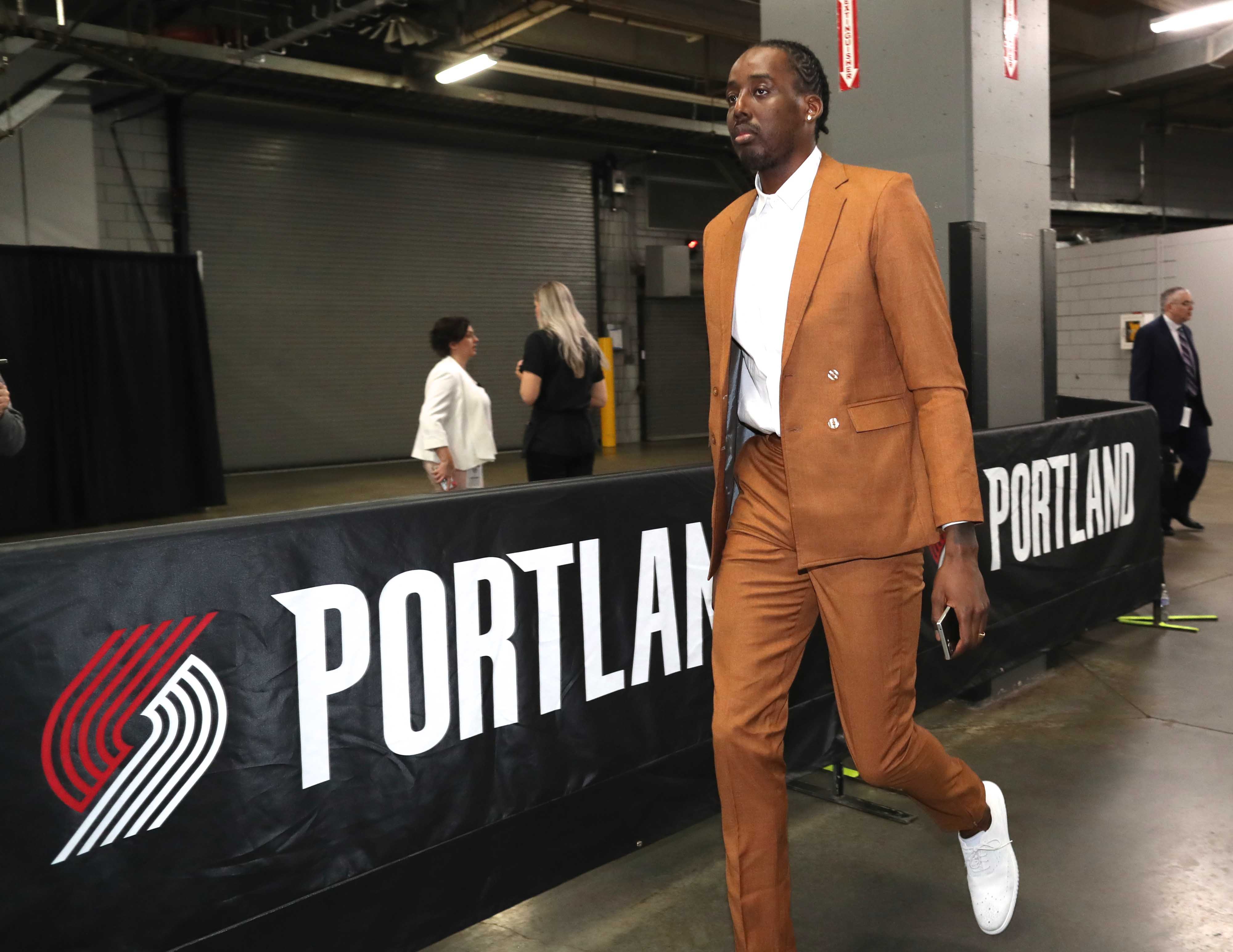 Al Farouq Aminu Tunnel 2019 Playoffs