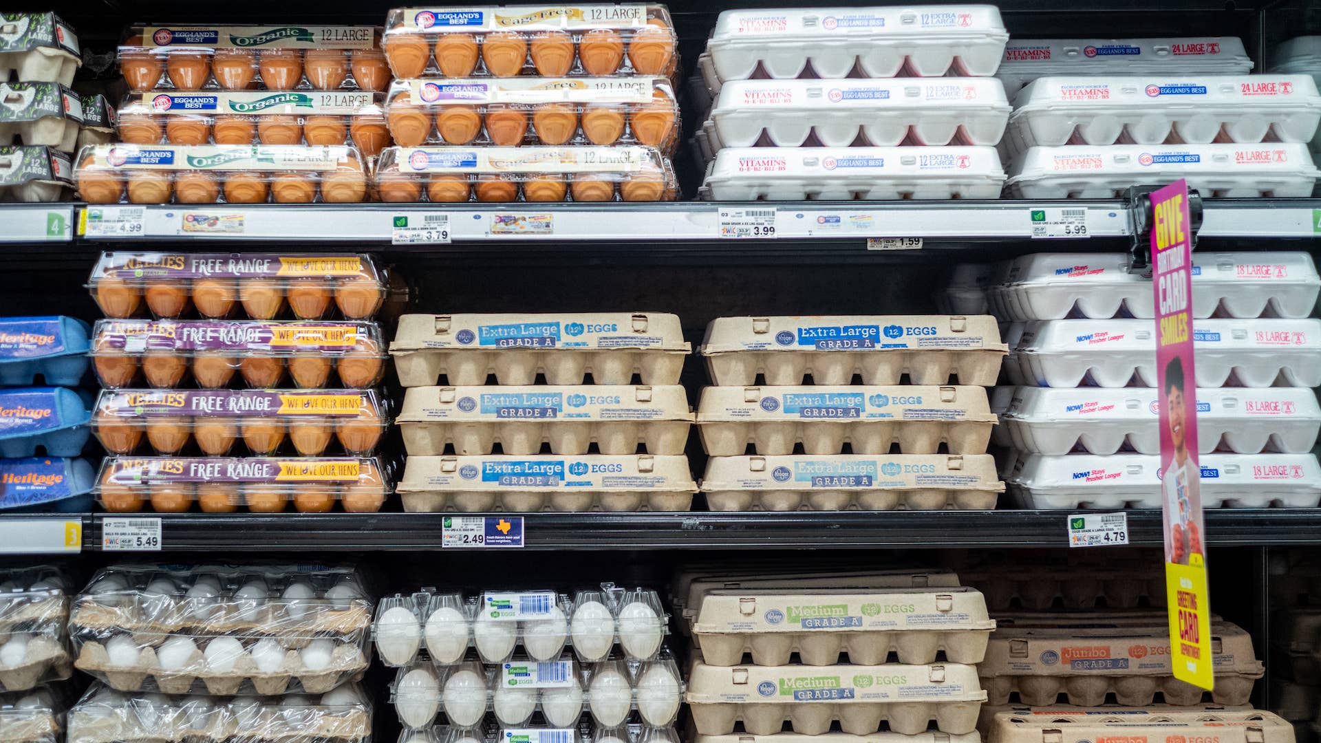 Prices of eggs have skyrocketed in recent months