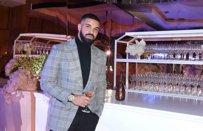 Drake attends The Mod Sèlection Champagne New Years Party