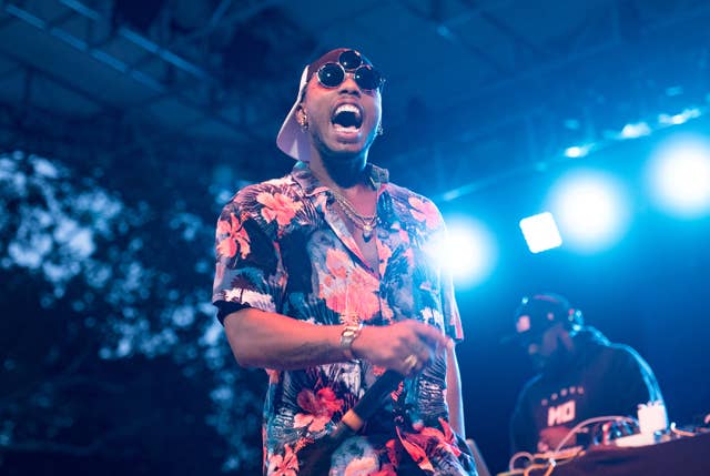 B.o.B performs during Capital One Concert Takeover