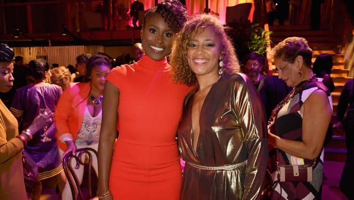 Amanda Seales and Issa Rae at &#x27;Insecure&#x27; event