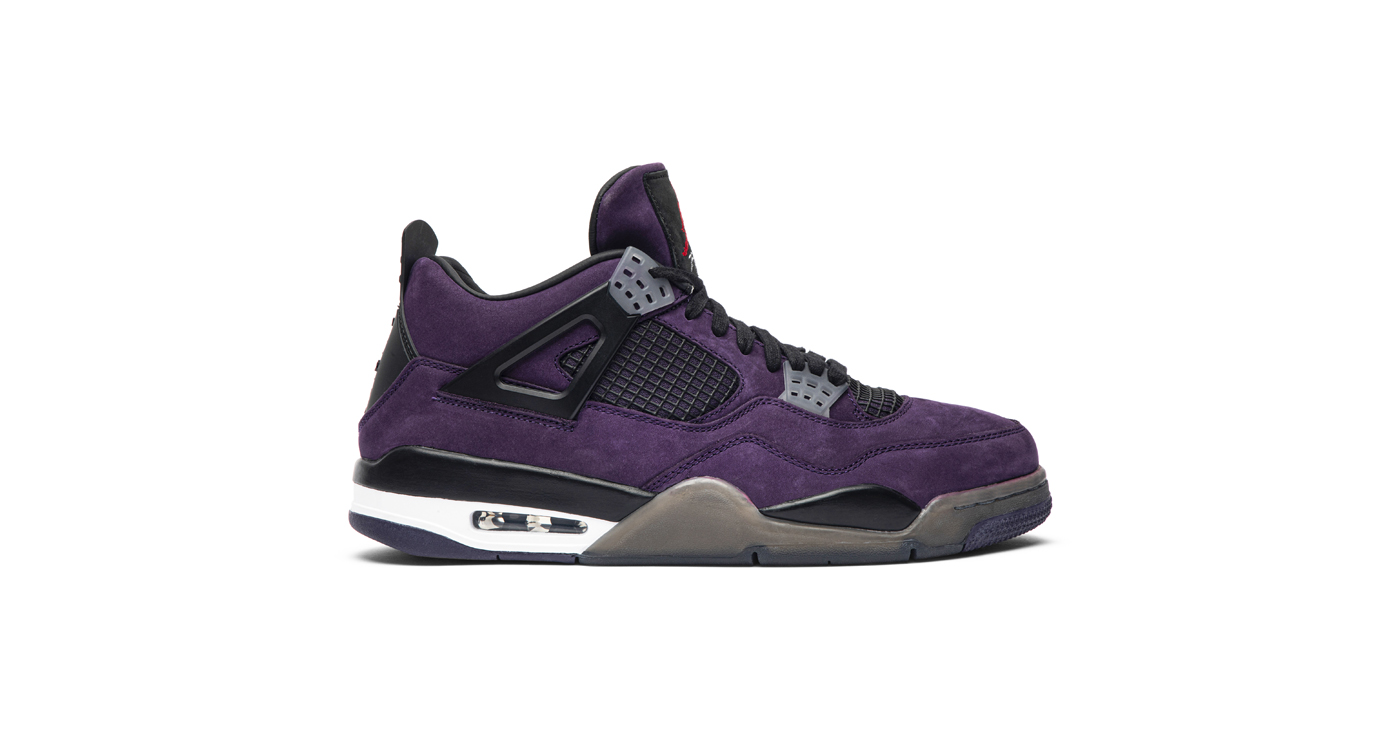 Air Jordan IV Retro &#x27;Purple Suede/White Midsole&#x27;