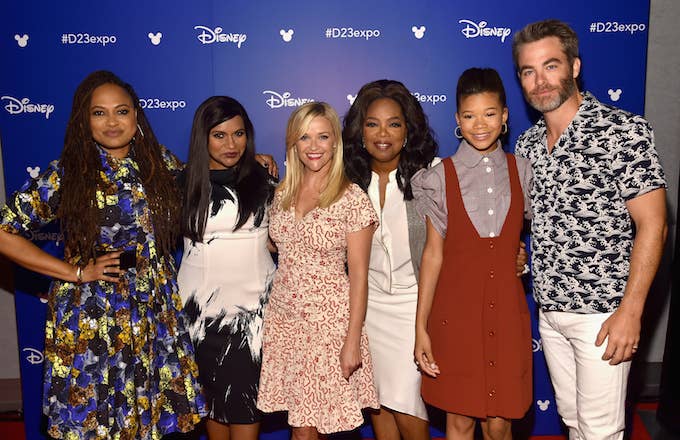 &#x27;A Wrinkle in Time&#x27; director Ava DuVernay and cast members.