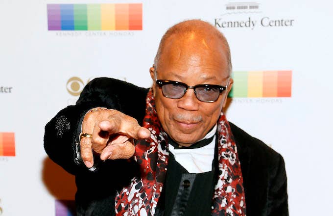 Quincy Jones attends the 40th Kennedy Center Honors.