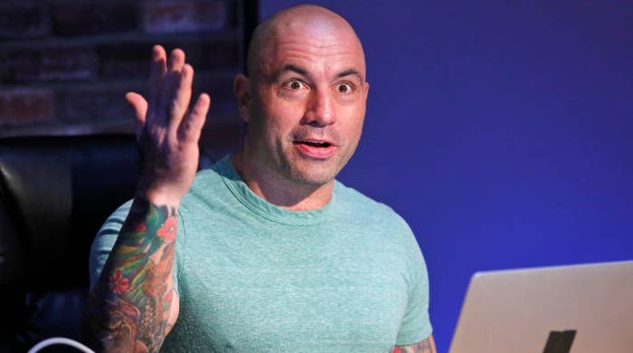 Joe Rogan on his Spotify podcast &#x27;The Joe Rogan Experience&#x27;