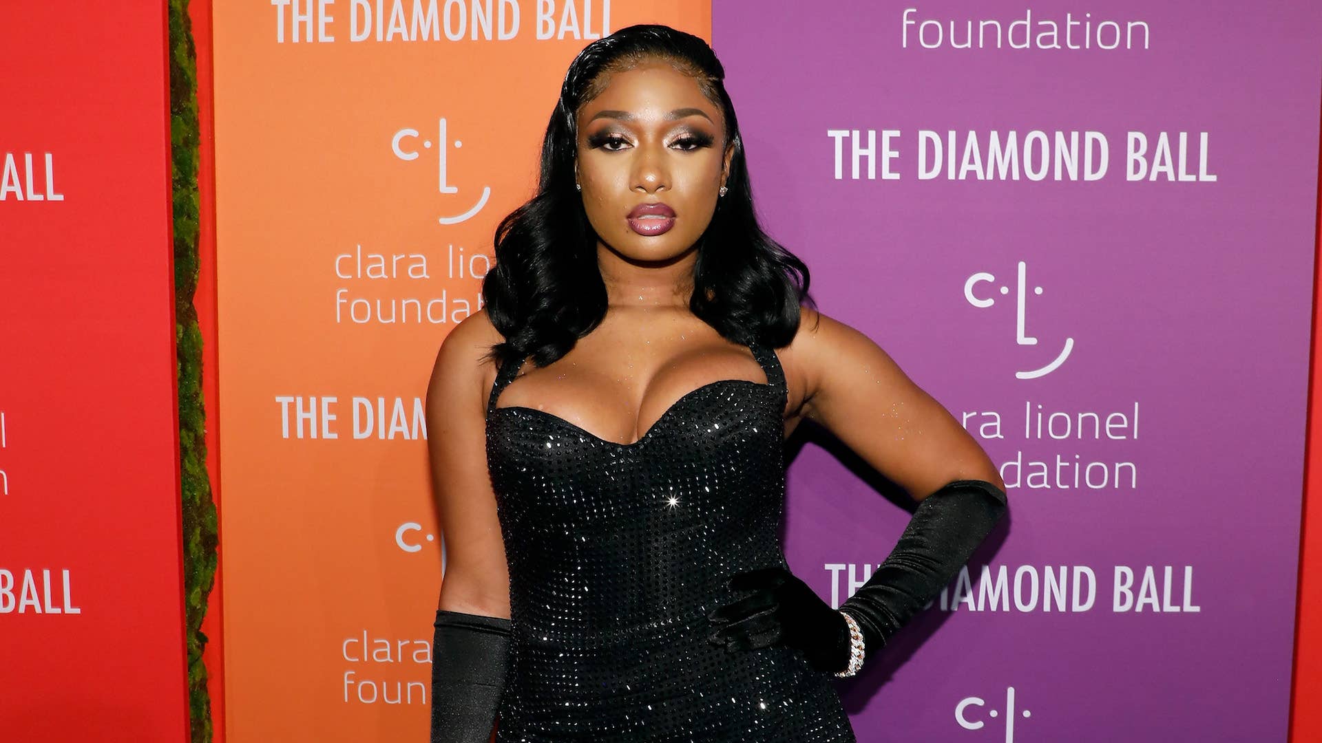Megan Thee Stallion attends the 5th Annual Diamond Ball.