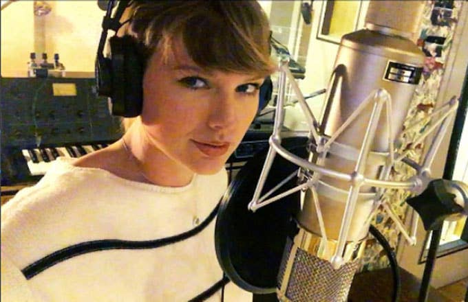 Taylor Swift in the Studio