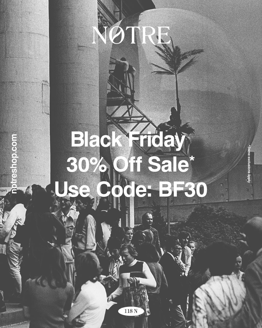 Notre Shop Black Friday Sale 2017