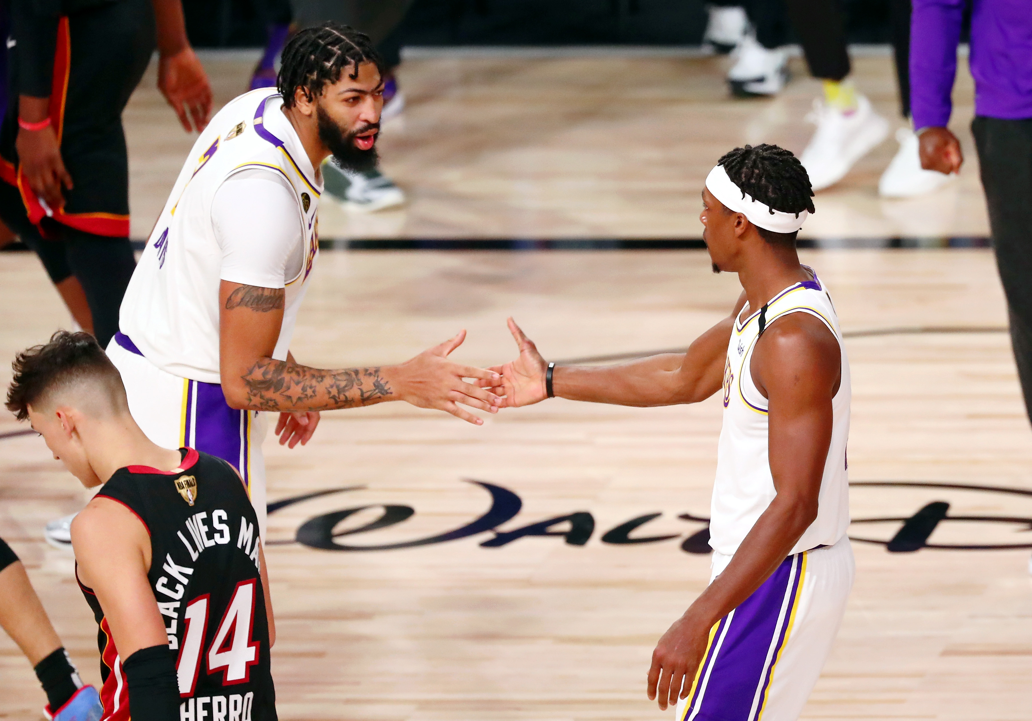 Anthony Davis Rajon Rondo Game 6 NBA Finals 2020