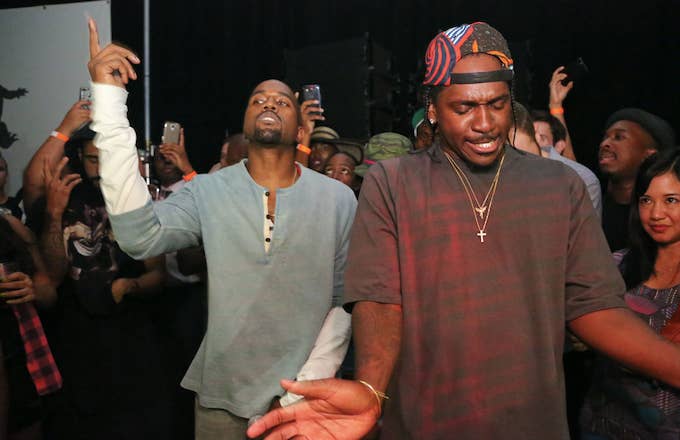 Kanye West and Pusha T