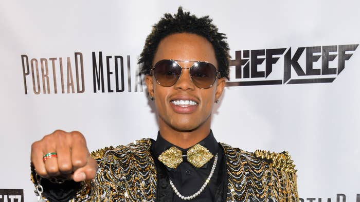 Silento attends Chief Keef x Zaytoven GloToven Listening Party
