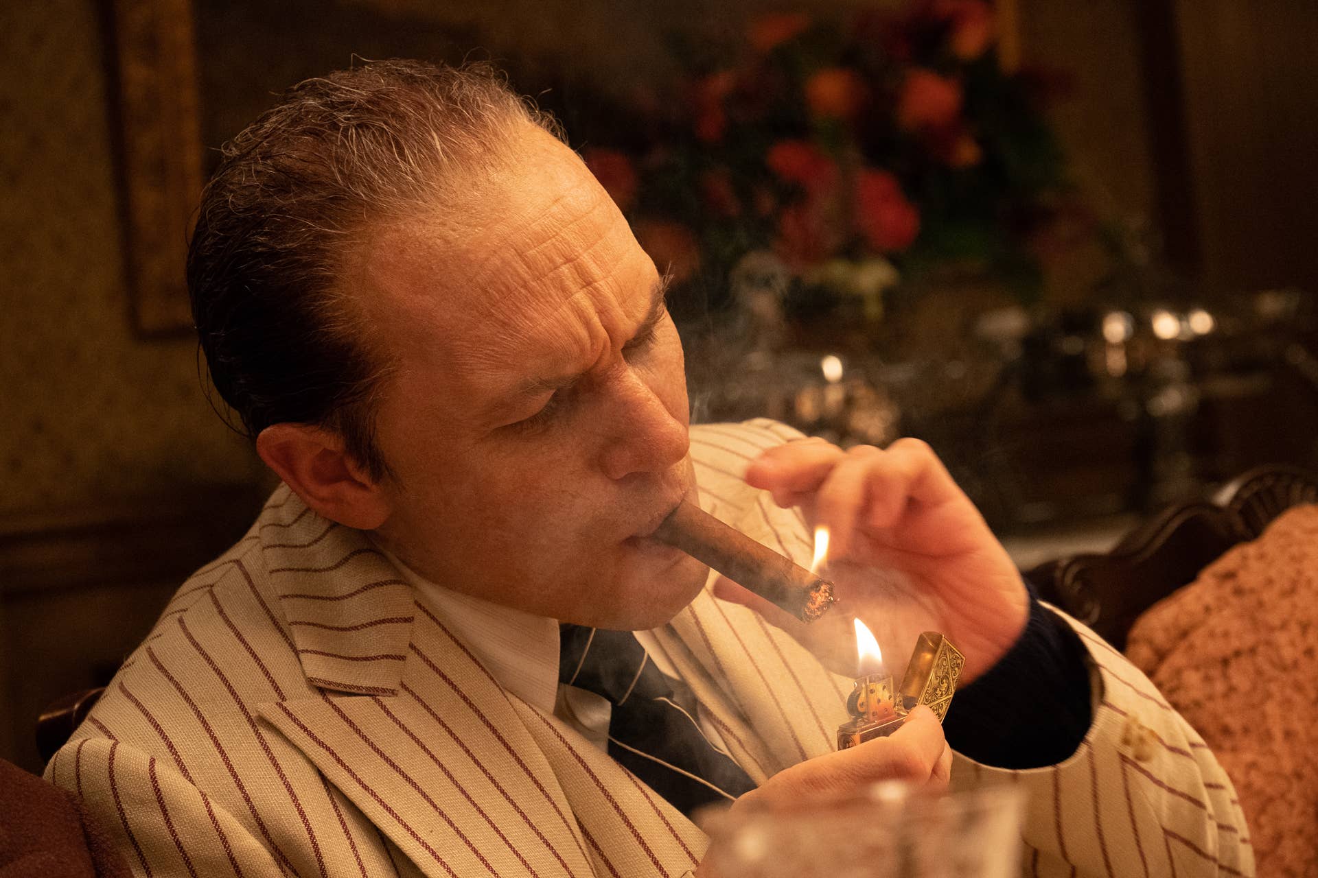 Tom Hardy as Al Capone in 'Capone'