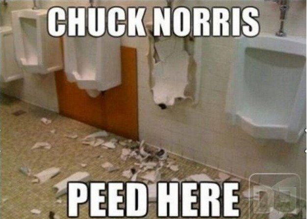 chuck norris urinal