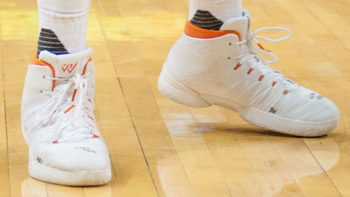 Russell Westbrook Air Jordan 31 White/Orange PE December 17, 2017 vs. Suns