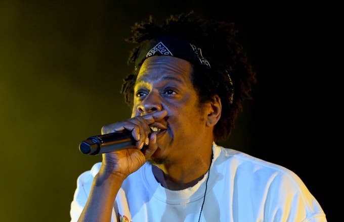 Jay Z performs onstage at SOMETHING IN THE WATER