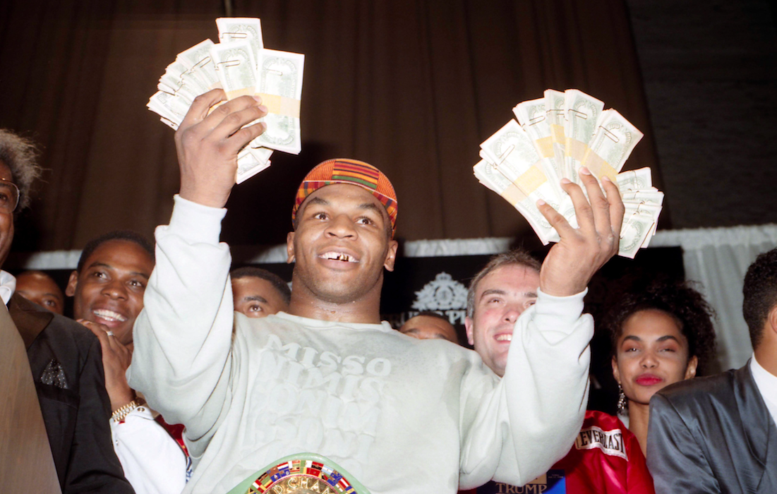 didnt know mike tyson highest paid athlete 1990