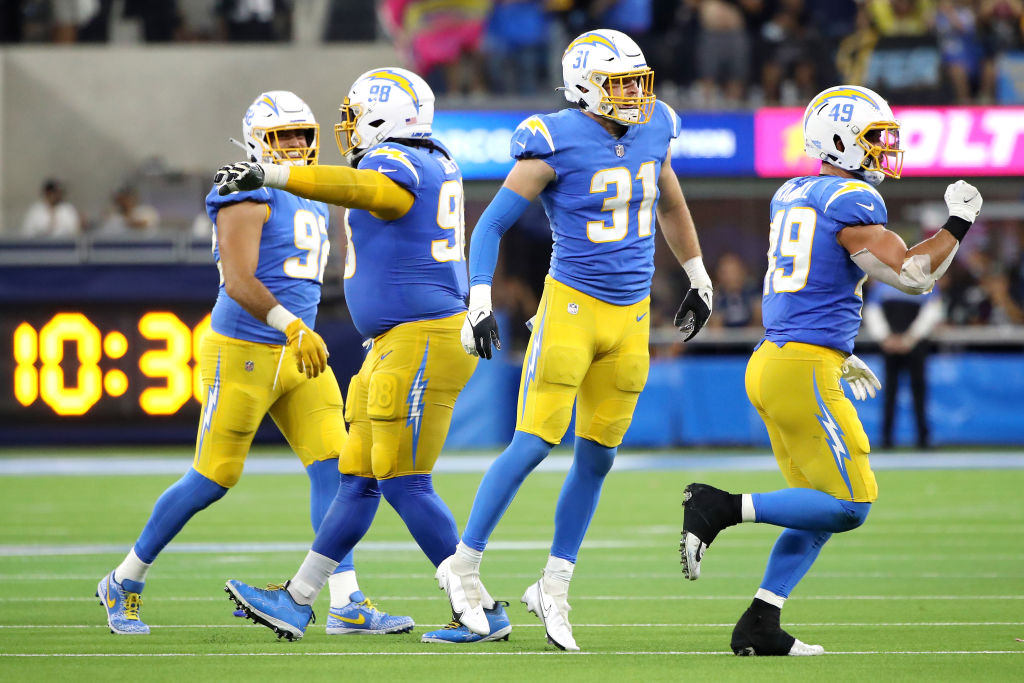Chargers Defense Raiders 2021 Los Angeles MNF