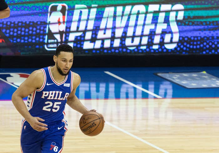 Ben Simmons Philadelphia Playoffs 2021