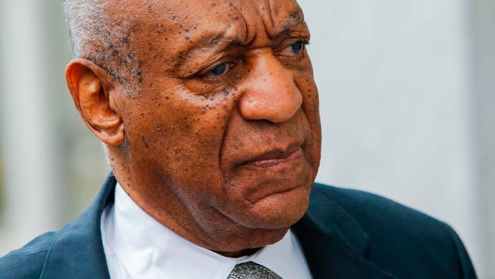 Bill Cosby arrives on the sixth day of jury deliberations of his sexual assault trial.
