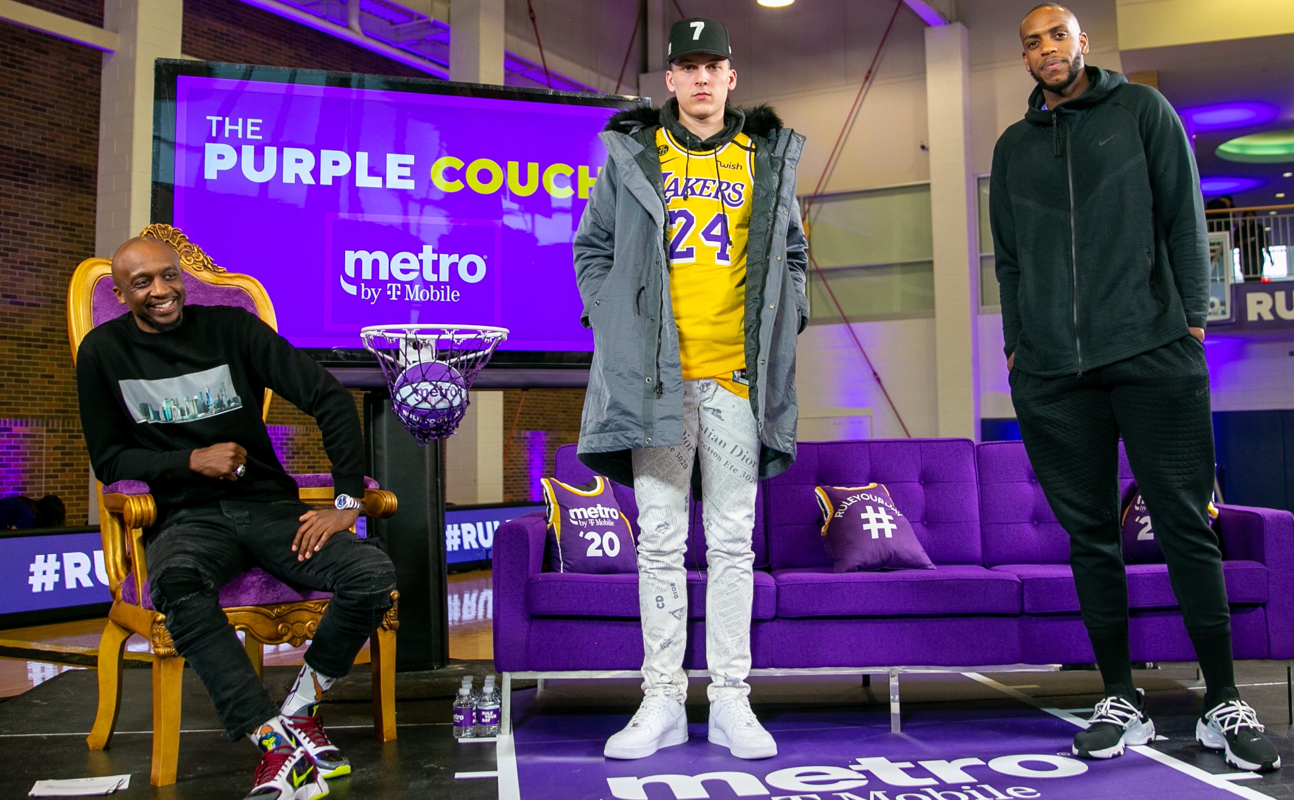Metro All Access Purple Couch