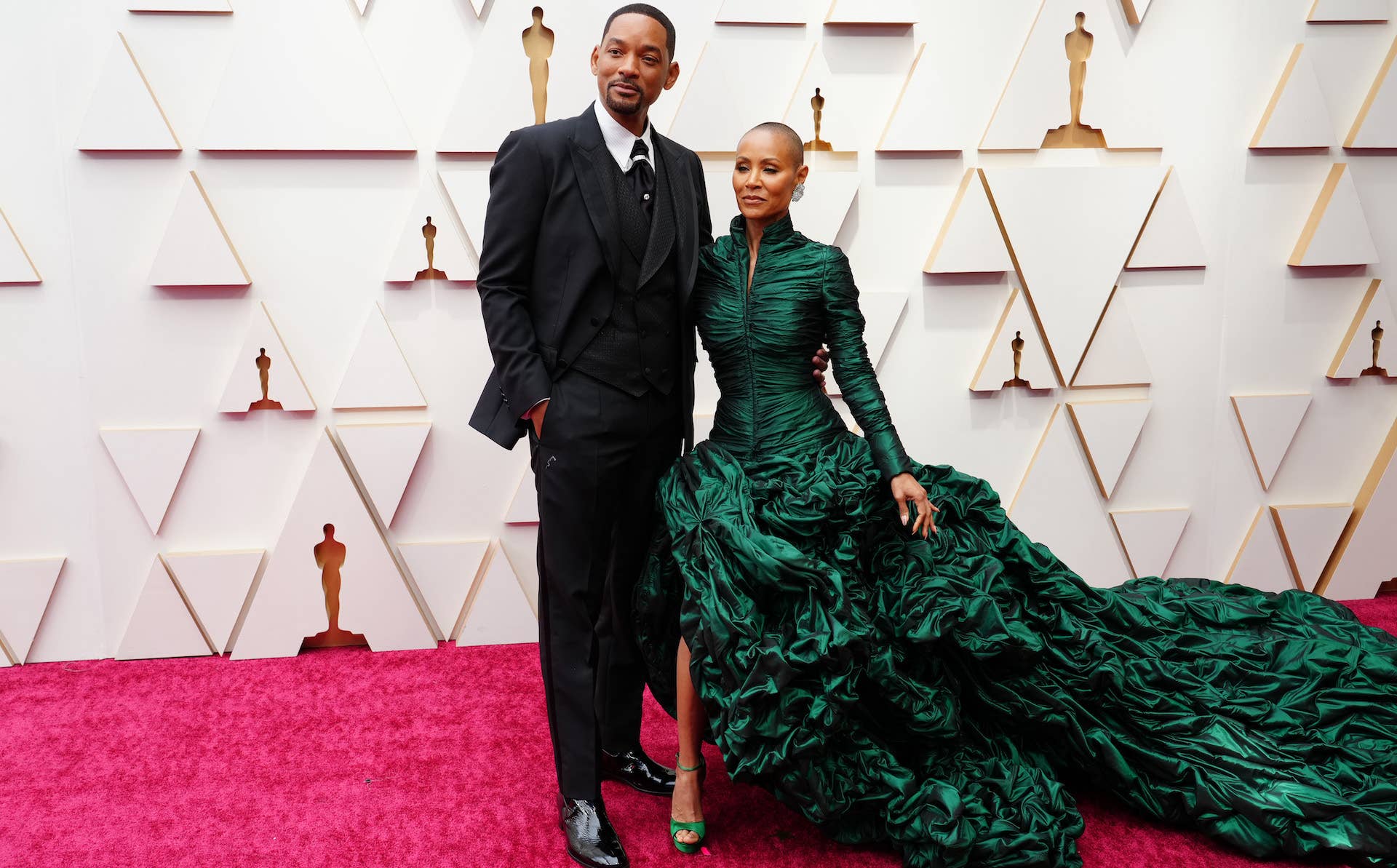 Will Smith and Jada Pinkett at Oscars