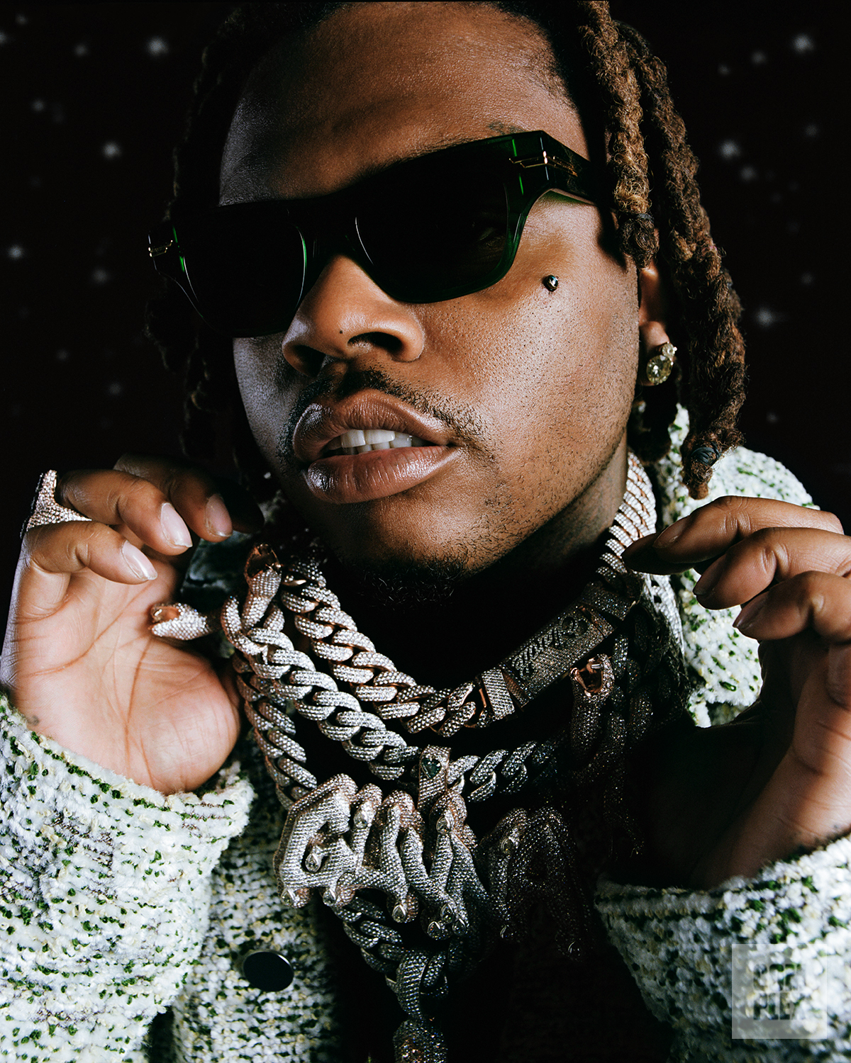 Gunna poses for his Complex interview