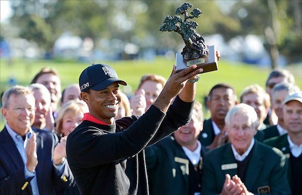 Tiger Woods Wins for the 8th Time at Torrey Pines