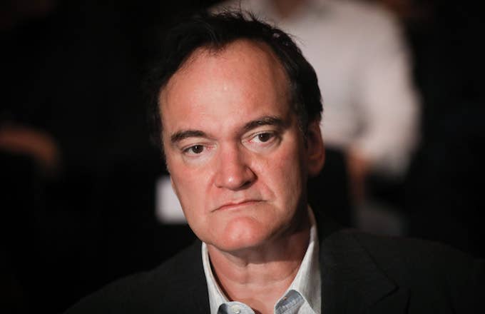 Quentin Tarantino during the closing ceremony of Energa Camerimage International Film Festival.