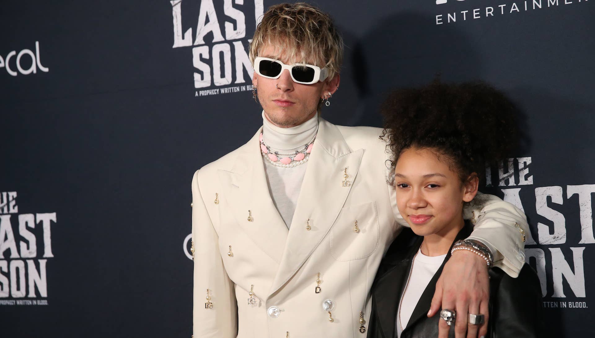 Machine Gun Kelly and his daughter attend premier of 'The Last Son'